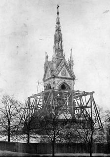 Albert Memorial, Kensington Gardens, Westminster, London, c1870. Creator: Unknown