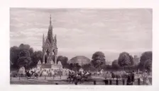 Albert Memorial, Kensington, London, 1869. Artist: Thomas Abiel Prior