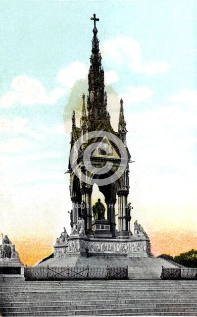 Albert Memorial, London, 20th Century.  Creator: Unknown.