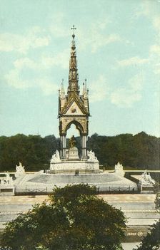 Albert Memorial, London, c1910. Creator: Unknown