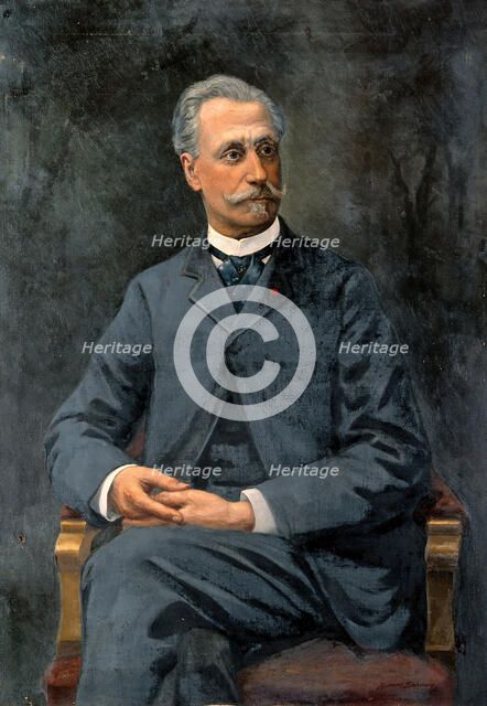 Albert Nachet, microscopist, c1900s. Creator: Harry Herman Salomon.