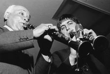 Albert Nicholas and Andy Cooper, 1967. Creator: Brian Foskett