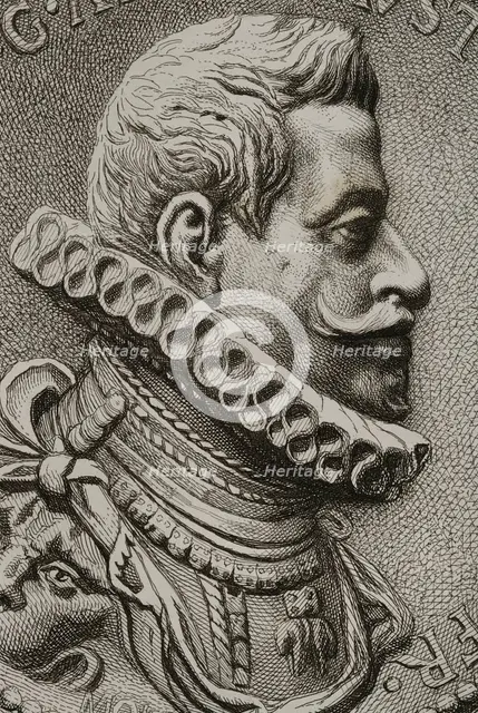 Albert of Austria (1559-1621), Archduke of Austria and sovereign prince of the Low Countries, 1879.  Creator: Alphonse Charles Masson.