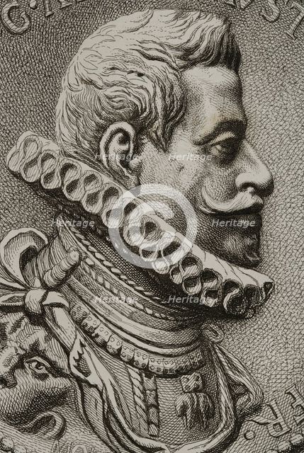 Albert of Austria (1559-1621), Archduke of Austria and sovereign prince of the Low Countries, 1879.  Creator: Alphonse Charles Masson.