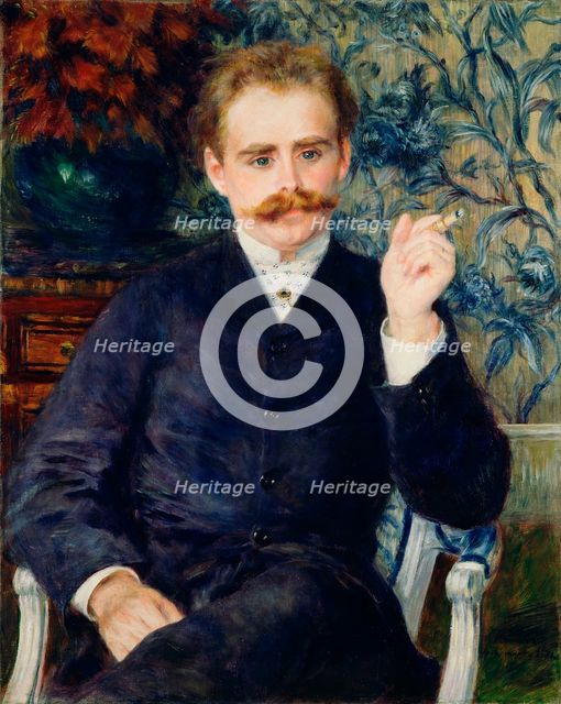 Albert Cahen d'Anvers, 1881. Artist: Renoir, Pierre Auguste (1841-1919)