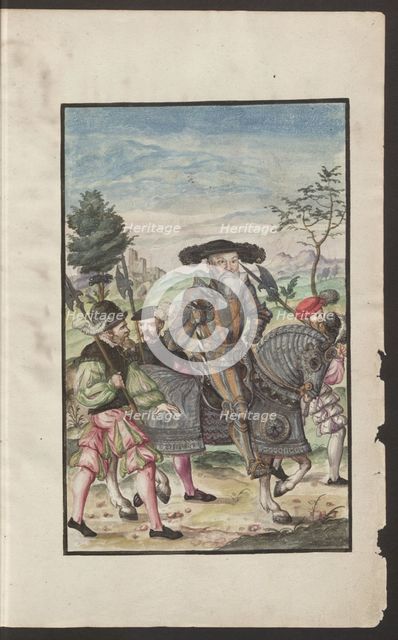 Albert, Duke of Prussia (From: Kriegsordnung), 1555. Artist: Anonymous  