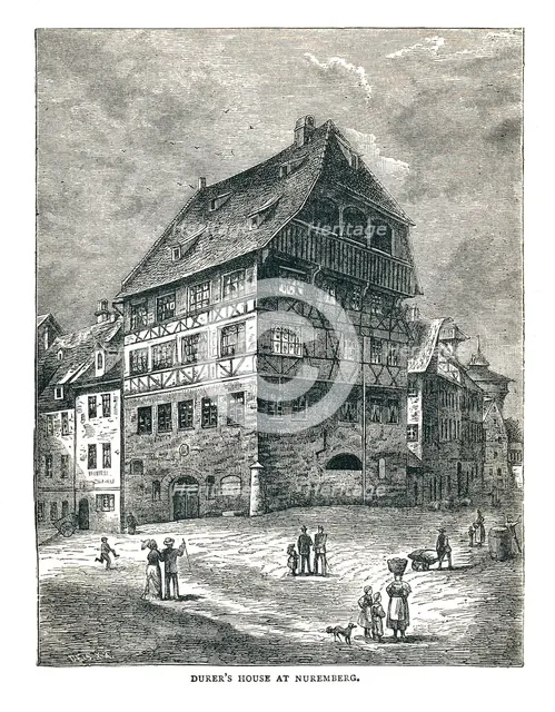 'Albert Durer's House, Nuremberg, Germany', 1893. Artist: Unknown.