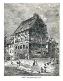 Albert Durer's House, Nuremberg, Germany 1893