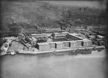 Albert Dock and the Canning Half Tide Dock, Liverpool, Merseyside, 1920. Artist: Aerofilms