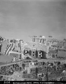 Albert Dock, Liverpool, Merseyside, April 1946. Artist: RAF photographer