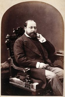Albert Edward, HRH the Prince of Wales, 1881. Creator: George Milner Gibson Jerrard