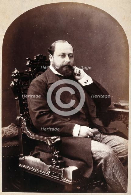 Albert Edward, HRH the Prince of Wales, 1881. Creator: George Milner Gibson Jerrard.