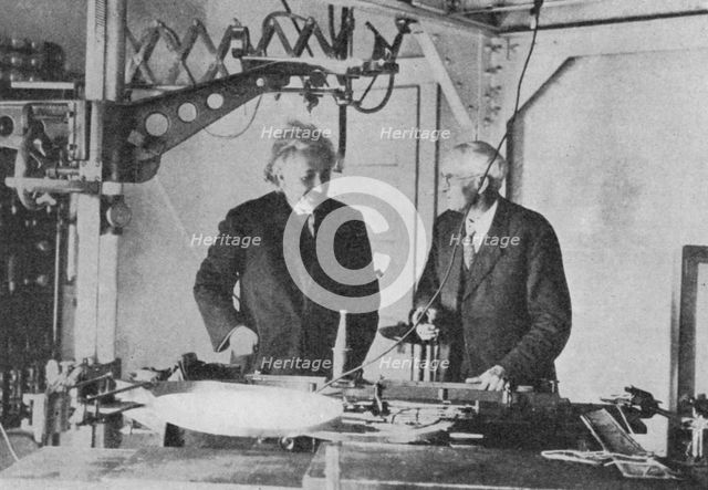 Albert Einstein (1879-1955) at Mount Wilson Observatory. Creator: Unknown.