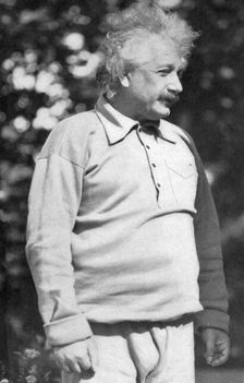 Albert Einstein (1879-1955), German-Swiss mathematician and theoretical physicist, c1930s