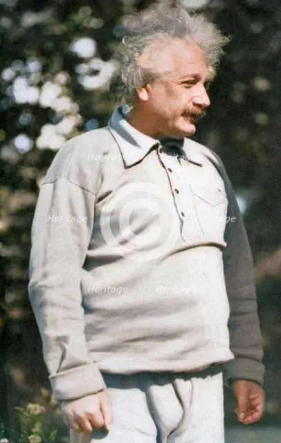 Albert Einstein (1879-1955), German-Swiss mathematician and theoretical physicist, c1930s.  Creator: Unknown.