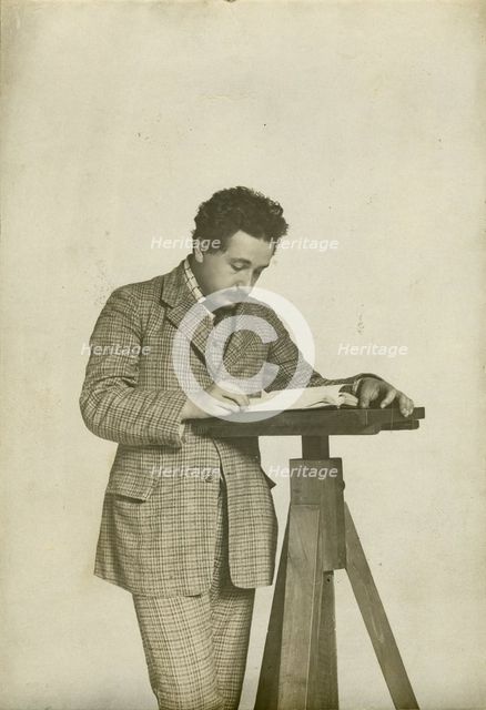 Albert Einstein at the Swiss Patent Office in Bern, 1905.