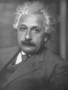 Albert Einstein, German-Swiss-American mathematician and physicist. Creator: Unknown