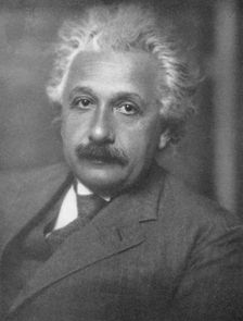 Albert Einstein, German-Swiss-American mathematician and physicist. Creator: Unknown