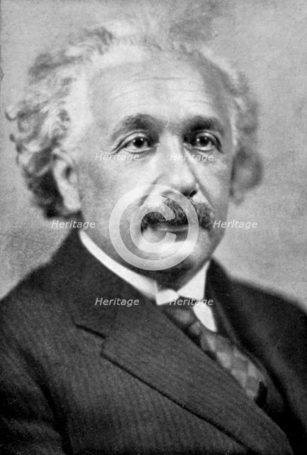 Albert Einstein, German-Swiss mathematician and theoretical physicist, c1930s. Artist: Unknown