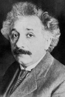 Albert Einstein, German-Swiss mathematician and theoretical physicist, c1930s (1936)