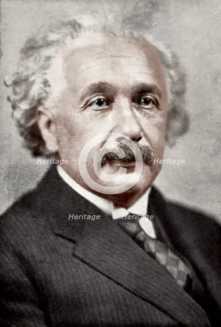 Albert Einstein, German-Swiss mathematician and theoretical physicist, c1930s. Artist: Unknown
