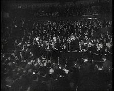 Albert Einstein Giving a Speech on Freedom of Expression, 1930s. Creator: British Pathe Ltd