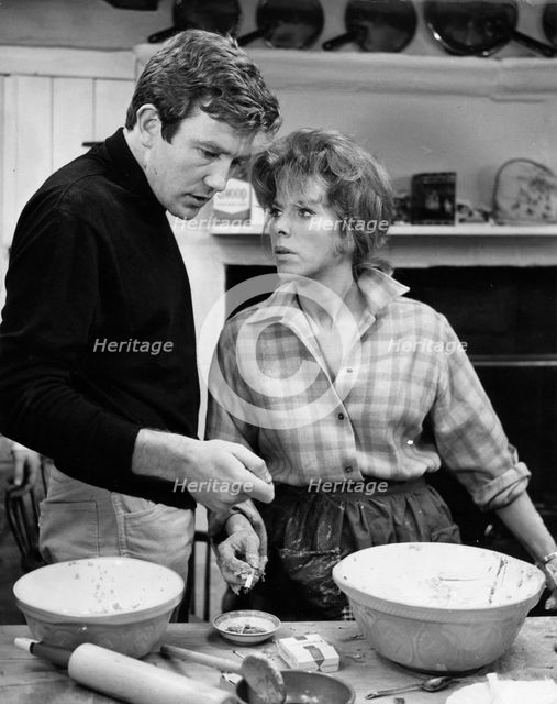 Albert Finney (1936- ) and Billie Whitelaw (1932- ), British actors, 1967. Creator: Unknown.