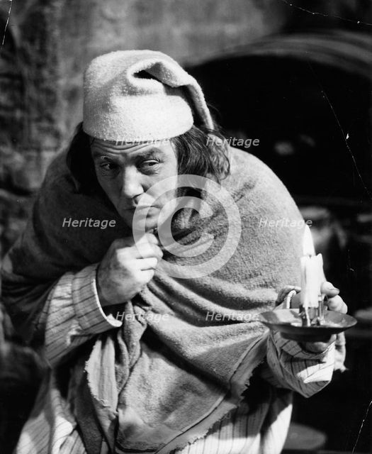 Albert Finney (1936- ), British actor, playing the role of Scrooge, 1970. Creator: Unknown.