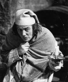 Albert Finney (1936- ), British actor, playing the role of Scrooge, 1970