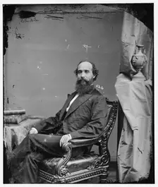 Albert George Burr of Illinois, between 1860 and 1875. Creator: Unknown