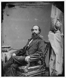 Albert George Burr of Illinois, between 1860 and 1875. Creator: Unknown