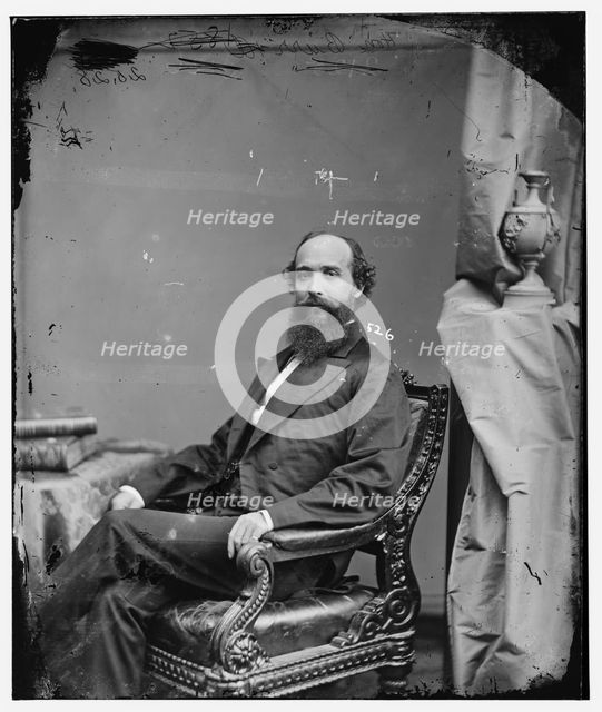 Albert George Burr of Illinois, between 1860 and 1875. Creator: Unknown.