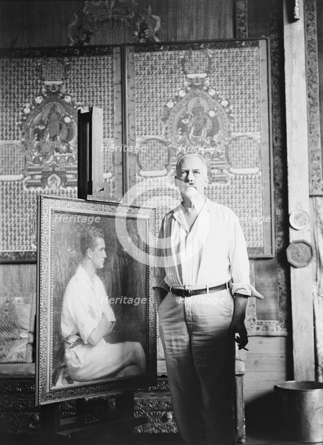 Albert Herter between 1932 and 1942.  Creator: Arnold Genthe.
