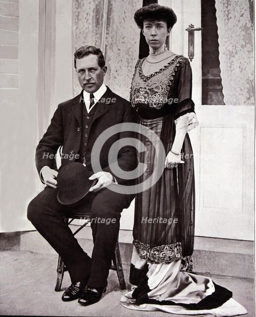 Albert I (1875-1934), King of Belgium, picture of the ilustration of 1910.