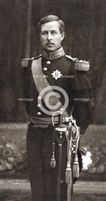 Albert I (1875-1934), King of the Belgians from 1909, in military uniform. Artist: Unknown
