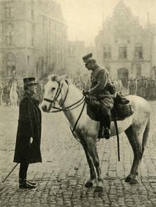 Albert I of Belgium, First World War, 1914, (c1920). Creator: Unknown