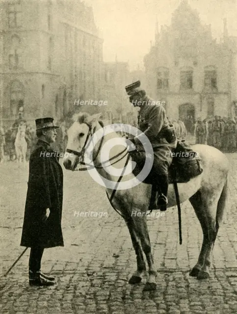 Albert I of Belgium, First World War, 1914, (c1920). Creator: Unknown.