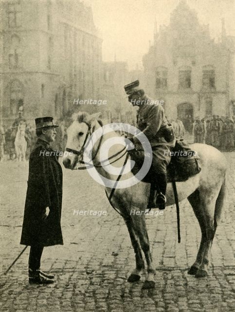 Albert I of Belgium, First World War, 1914, (c1920). Creator: Unknown.