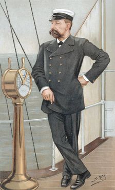 Albert I, Prince of Monaco (1848-1922), amateur oceanographer, 1900. Artist: Spy