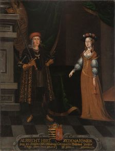 Albert III (1443-1500), Duke of Saxony and Sidonie of Podebrady (1449-1510)
