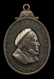 Albert III, 1443-1500, Duke of Saxony [obverse], possibly 18th or 19th century. Creator: E.U.