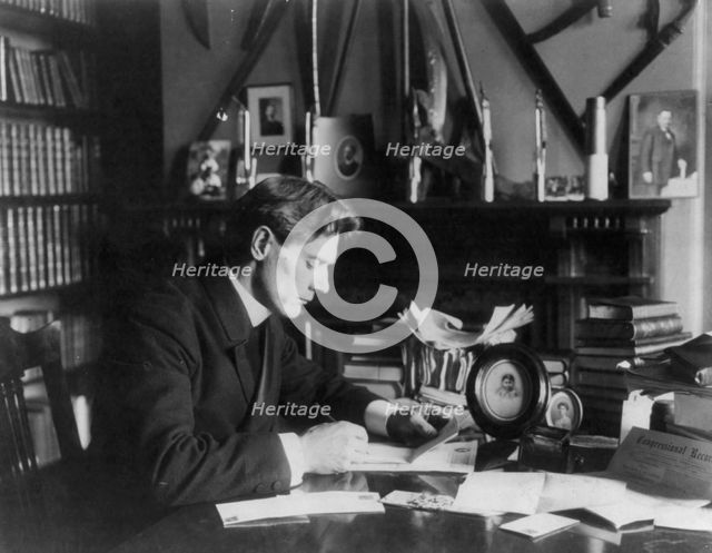 Albert Jeremiah Beveridge, 1862-1927, c1900 Feb. 28. Creator: Frances Benjamin Johnston.