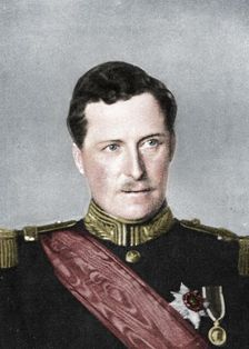 Albert, King of Belgium, First World War, 1914. Artist: W&D Downey