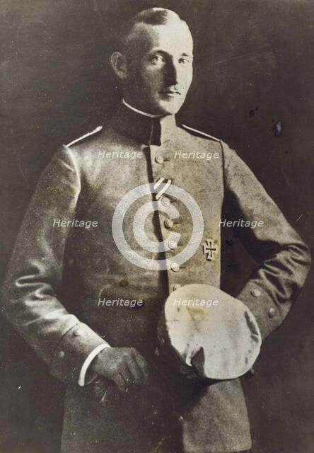 Albert Leo Schlageter, German soldier and member of the Freikorps, c1914-c1923. Artist: Unknown