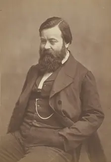 Albert Patin de la Fizelière, homme de lettres, 1860-1861. Creator: Nadar