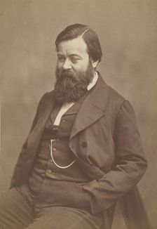 Albert Patin de la Fizelière, homme de lettres, 1860-1861. Creator: Nadar