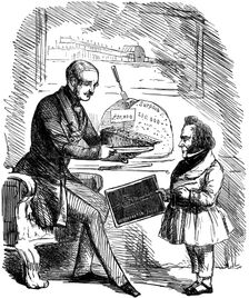 Albert, Prince Consort of Queen Victoria, and Joseph Paxton, 1851. Artist: John Tenniel