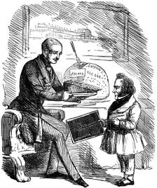 Albert, Prince Consort of Queen Victoria, and Joseph Paxton, 1851. Artist: John Tenniel