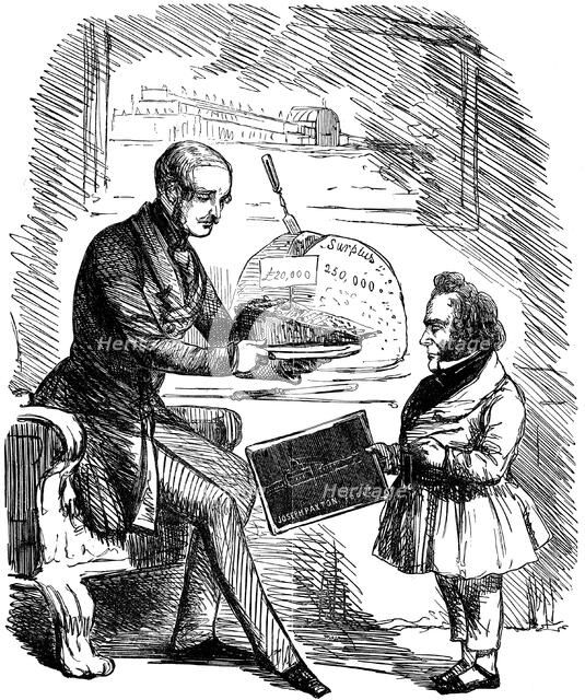 Albert, Prince Consort of Queen Victoria, and Joseph Paxton, 1851. Artist: John Tenniel