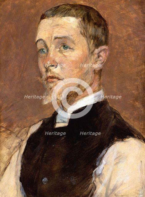 Albert (René) Grenier (1858-1925), 1887. Creator: Henri de Toulouse-Lautrec.